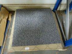 Box of 16 Grey/Blue Carpet Tiles