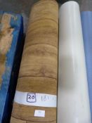 18ft x 2m of Wood Effect Velvet Textured Floor Cov