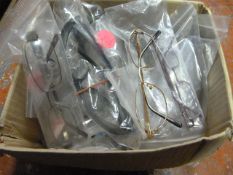 Box of Spectacles and Spectacle Frames