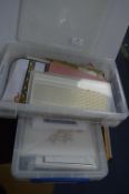 Two A4 Storage Boxes Containing Assorted Greetings