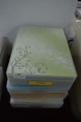 Four A4 Storage Boxes Containing Cardstock (Green,
