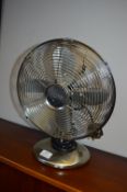 Chrome Finished Electric Fan