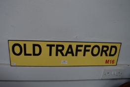 Old Trafford Sign