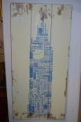Distressed Wall Art Sign - Big Ben