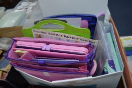 Large Box of Card Templates and Scoring Board