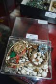 Small Box of Costume Jewellery