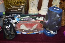 Three Star Wars Items Including Darth Vader, etc.