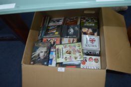Large Box of CDs and DVDs