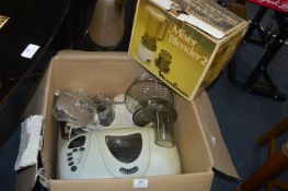 Box Containing Bread Maker, Moulinex Blender, etc.