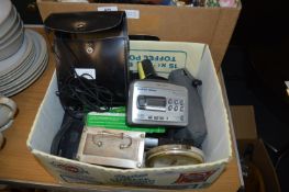 Collection of Alarm Clocks, Cameras, etc.