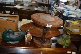 Painted Carved Wood Ornaments; Ducks, Frigs, etc.