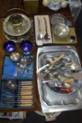 Collection of Assorted Plated Ware; Bowls, Dishes,