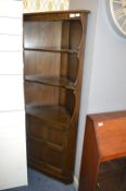 Dark Wood Ercol Style Corner Cupboard