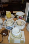 Collection of Pottery Items; Planters, Chamber Pot