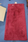 Maroon Coloured Rug 2ft x 5ft