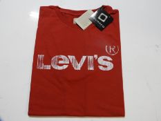 Levi's Childs T-Shirt with Logo (Red) Size: 14 Yea