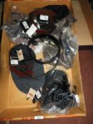 *Box of Six Designer Hats and Two Belts