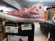 Pair of Converse Shoes (as per photograph) Size: 3
