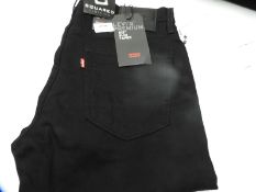 *Levi 512 Slim Taper Jeans (Black) Size: 33/32