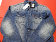 Levi Red Tab Boys Denim Shirt Size: 16 Years