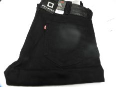 *Levi 512 Slim Taper Jeans (Black) Size: 38/32