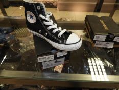 Pair of Converse Child's Shoes Size: 12