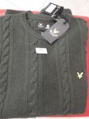 *Lyle & Scott Knitted Pullover Size: XXL