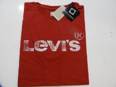 Levi's Childs T-Shirt with Logo (Red) Size: 16 Yea