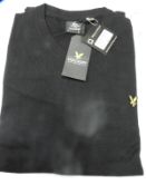 *Lyle & Scott Black Knitted Jumper Size: XXXL