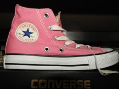 Pair of Converse Shoes (as per photograph) Size: 3