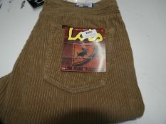 *Lois Dallas Jumbo Cord (Dark Sand) Size: 32/30