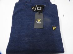 *Lyle & Scott Blue Knitwear Jumper Size: XL