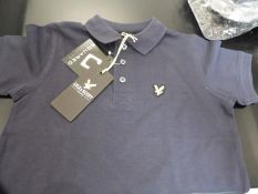 Lyle & Scott Junior Polo Shirt (Navy Blue) Size: 3