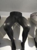 *Pair of Wall Mounted Display Legs with Brushed St