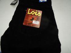 *Lois Dallas Jumbo Cord (Black) Size: 34/32