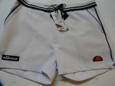 *Ellesse White Shorts Size: Large
