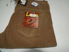 *Lois Dallas Jumbo Cord (Dark Sand) Size: 38/30