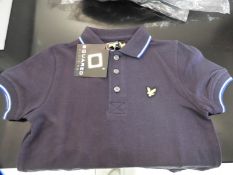 Lyle & Scott Junior Polo Shirt (Navy Blue) Size: 4