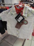 Levi Button Up Short Sleeve Shirt Size: 12 Months