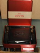 *Levi Black Leather Wallet