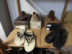 *Five Pairs of Assorted Gents Shoes Including Levi