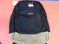 *Eastpak Black & Suede Backpack