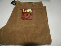 *Lois Dallas Jumbo Cord (Dark Sand) Size: 42/32