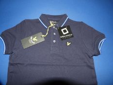 Lyle & Scott Junior Polo Shirt (Navy Blue) Size: 8