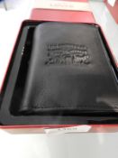 *Levi Black Leather Wallet