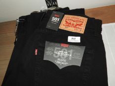 *Levi 501 Denim Jeans (Black) Size: 31/32