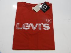 Levi's Childs T-Shirt with Logo (Red) Size: 14 Yea