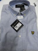 *Lyle & Scott Blue Shirt Size: Medium