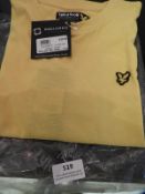 Lyle & Scott Junior T-Shirt (Yellow) Size:12-13 Ye