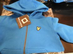 Lyle & Scott Junior Hoodie (Blue) Size: 3-4 Years